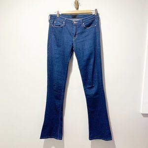 Mother Denim The Runaway Size 29 Slim Bootcut Blue Skies and Promises